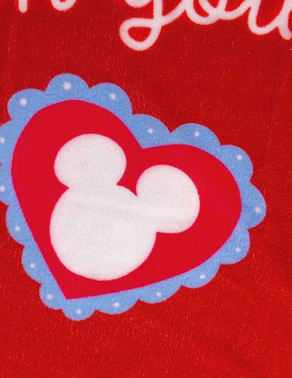 Toalla para baño Premium Amor Mickey & Minnie de microfibra 4