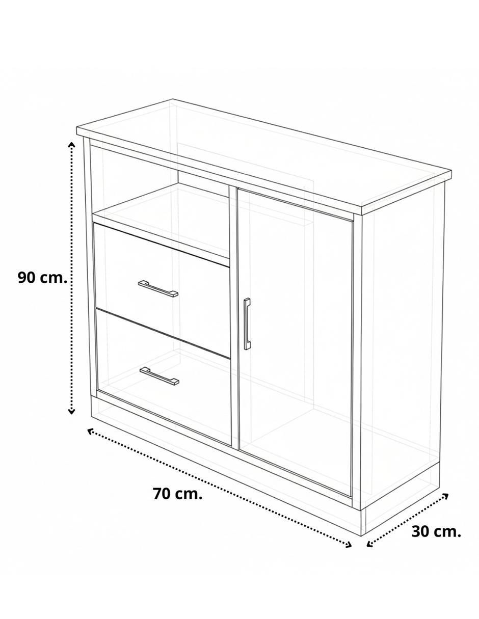 Mueble para baño melamina 6