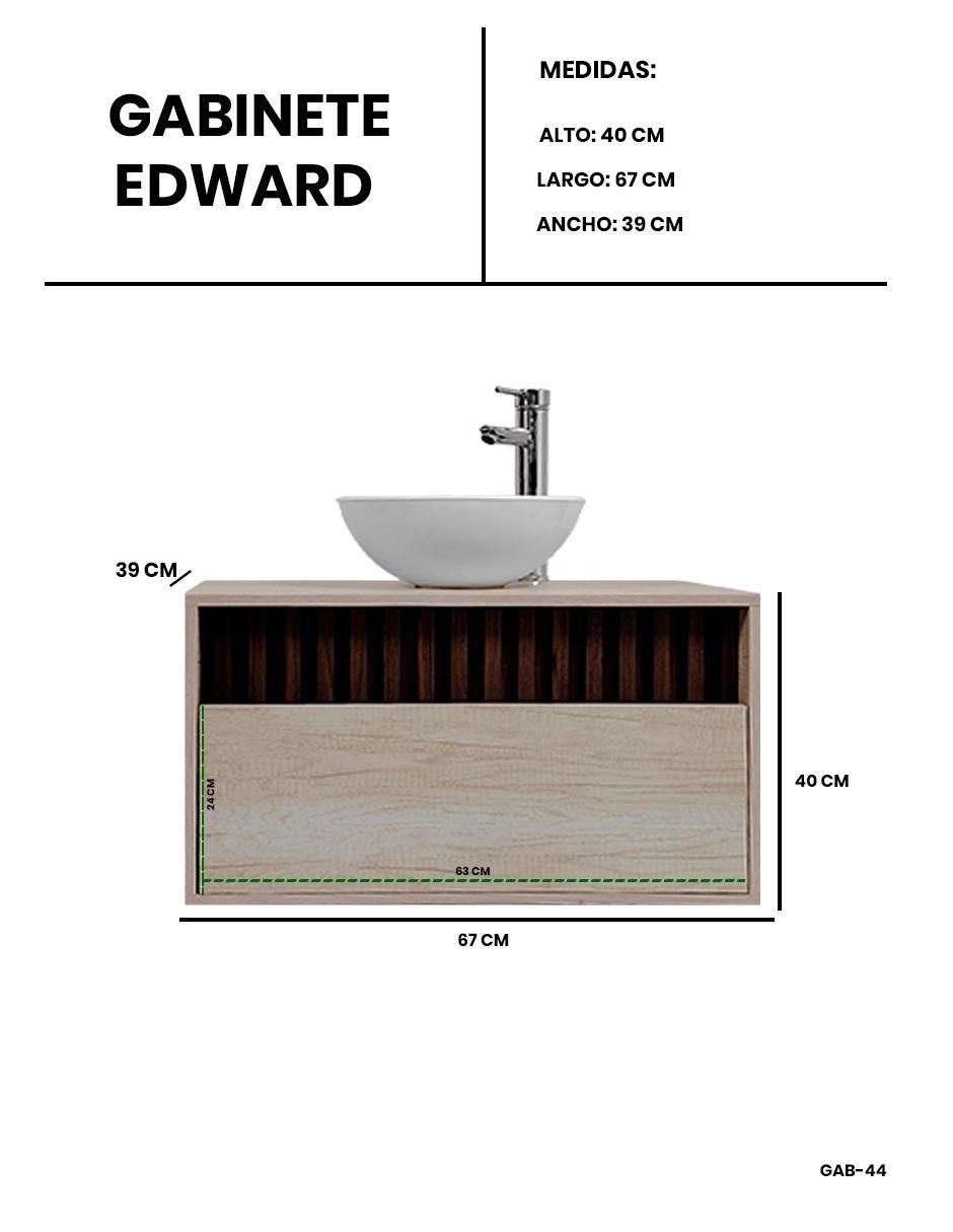 Mueble para baño decomobil edward mdf