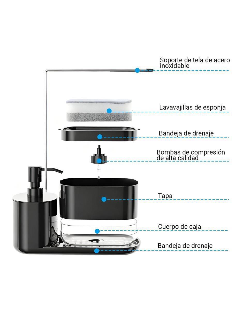 Dosificador jabón con base 2