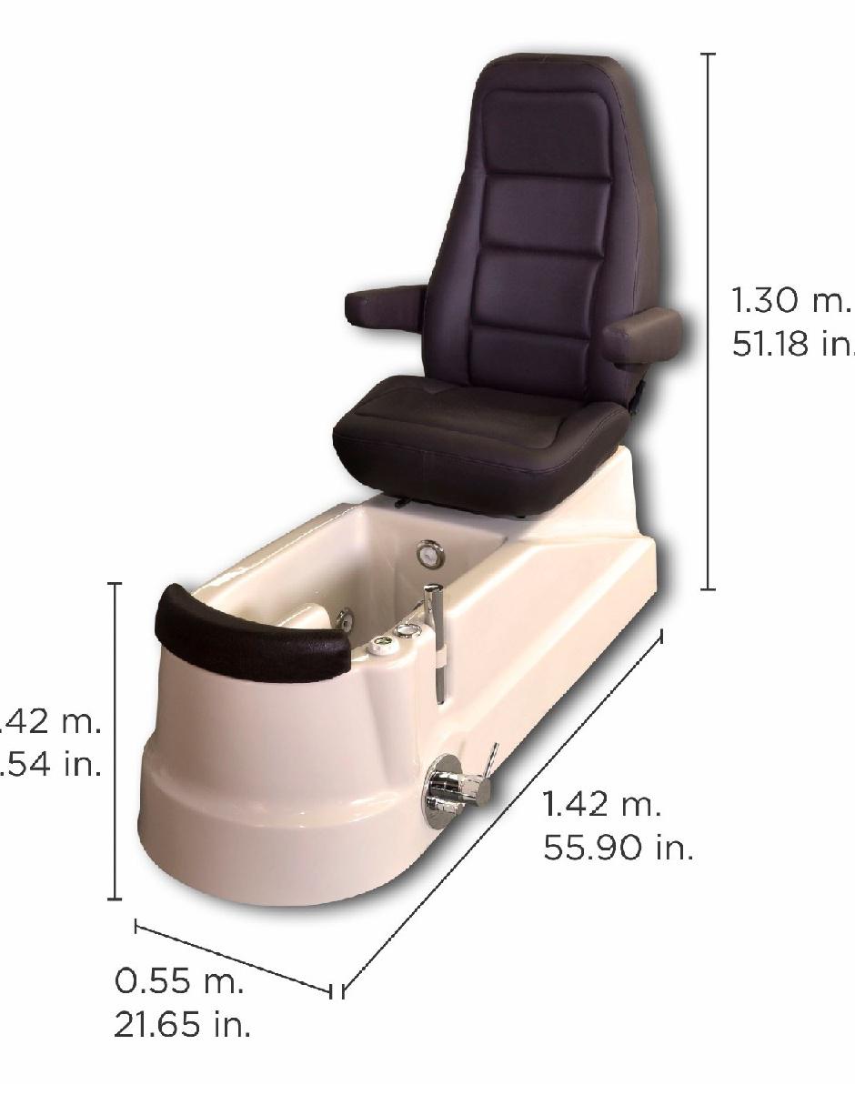 tina de hidromasaje para pedicure